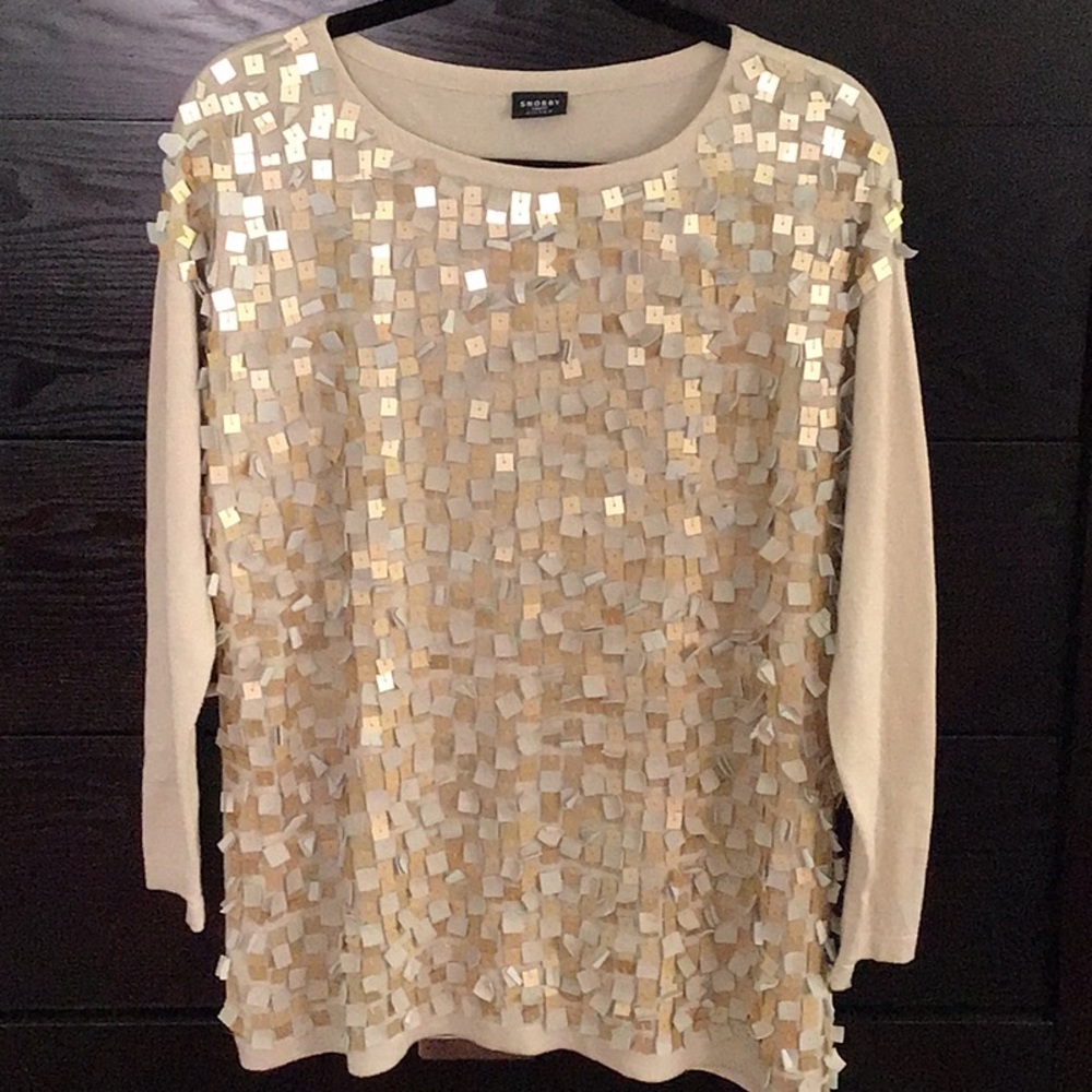 Snobby Sheep, Milano embellished sweater. Italy 44